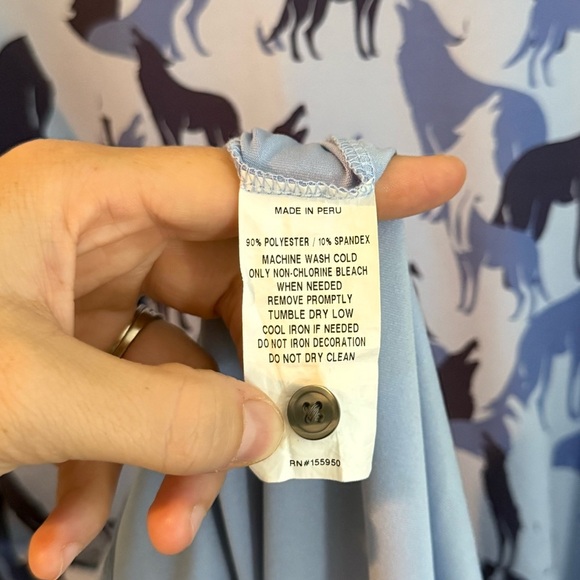 Greyson The Shadows Blue Mens Golf Polo Size XXL - Picture 7 of 7